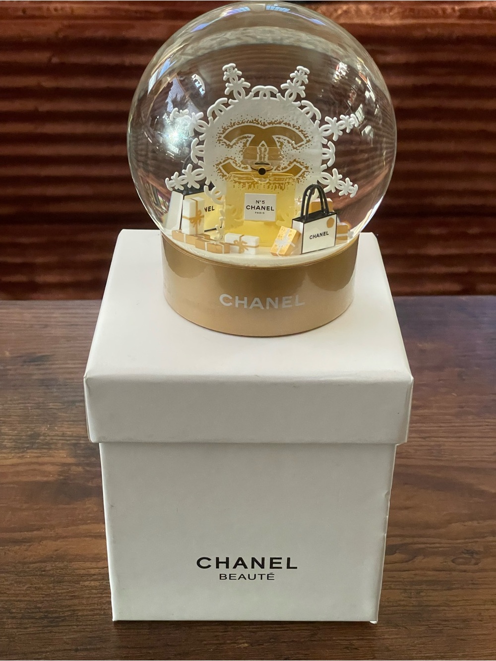 CHANEL 2024 Holiday Snow Globe w/Box